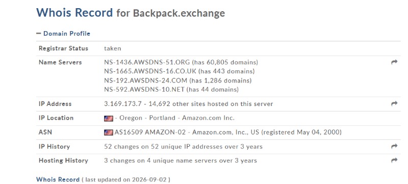 Backpack Exchange