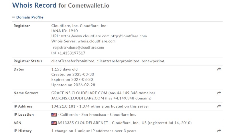 Comet Wallet