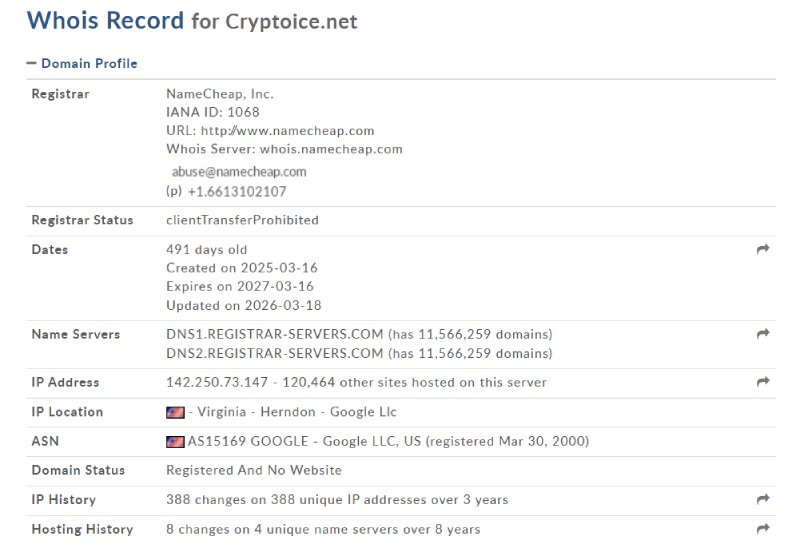 Crypto Ice