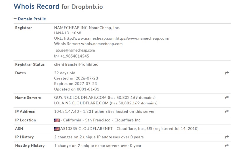 DropBNB