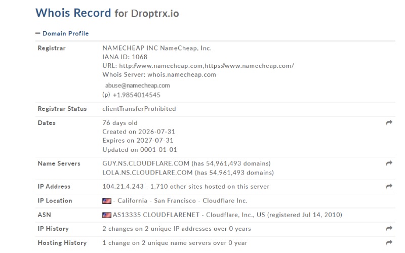 DropTrx