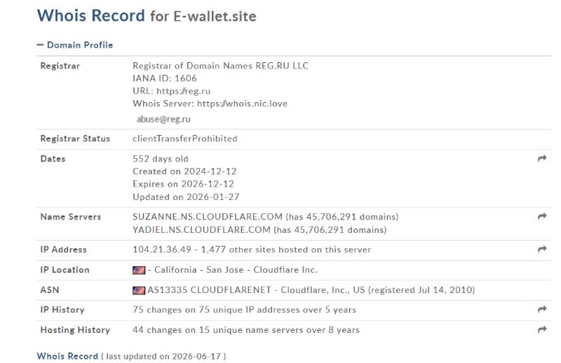 E Wallet Site