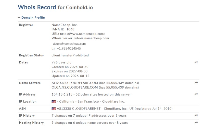EMCD Coinhold Wallet