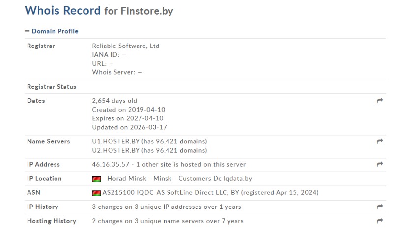 Finstore