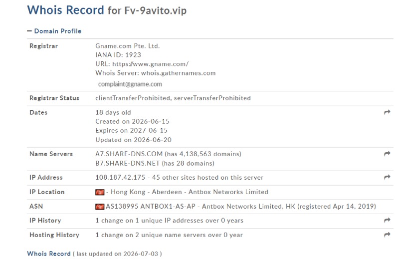 Fv 9avito Vip