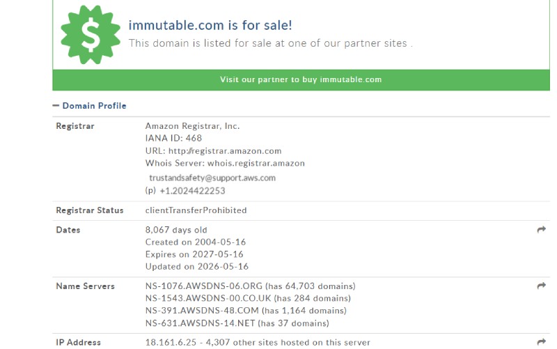 Immutable