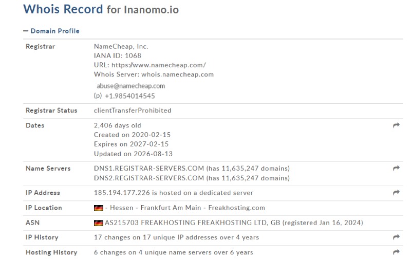 Inanomo