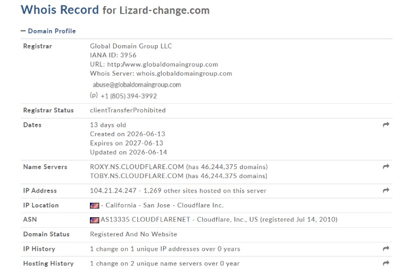 Lizard Change