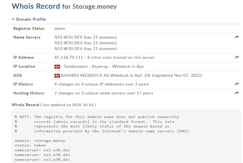 Money Storage