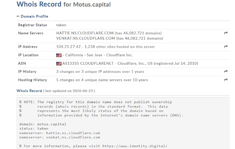 Motus Capital