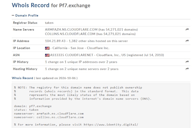 PF7 Exchange
