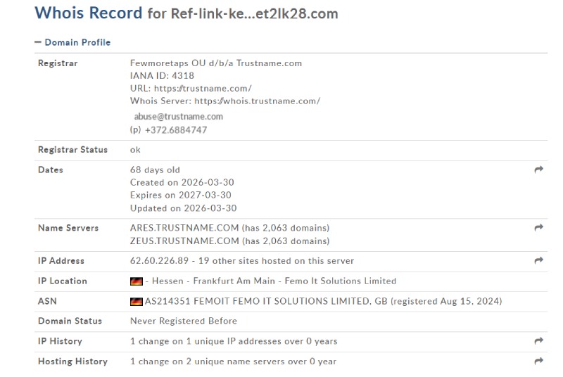 Ref Link Ken3mdi93vet2lk28