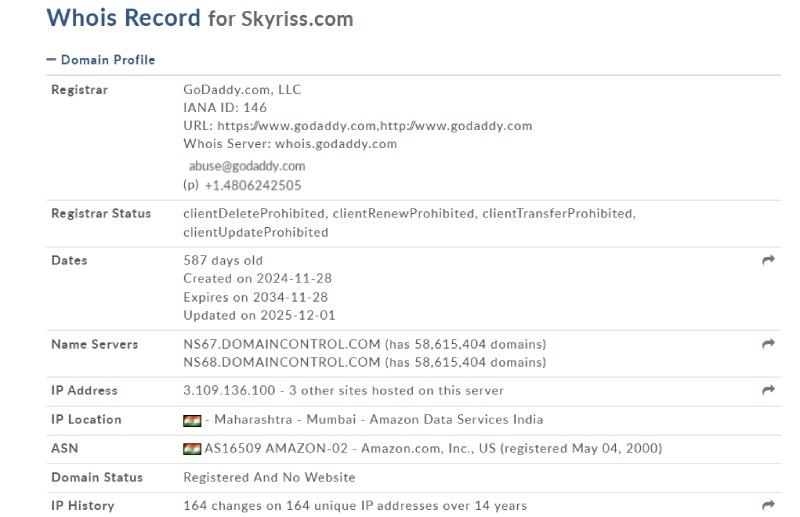 Skyriss