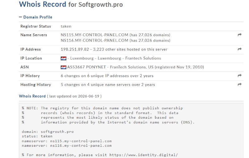 Soft Growth Investment Limited
