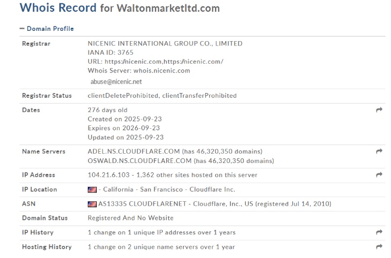 Walton Market LTD