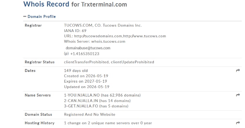 Web Trxterminal Com