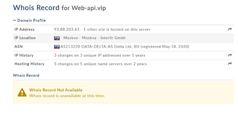 Web Api Vip